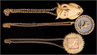 Three Razza Unsigned Necklaces