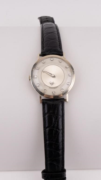 Longines 14K Gold Diamond Vintage Watch