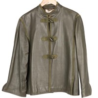 Early Gucci Designer Leather Jacket