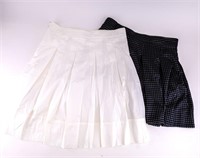 Two Burberry London Designer Skirts