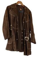 Vintage  Brown Suede Jacket / Coat