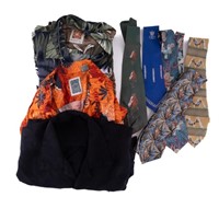 Hawaiian Themed Shirts & Ties