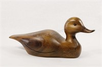 Signed Rod Sadler Carved & Painted Country Duck