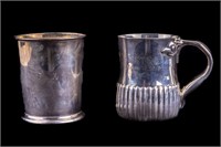 Sterling Silver Beaker and Mug