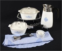 Corning Ware Coffee Pot, Containers, Handles