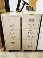 Fire rated file cabinets.
