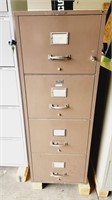 Fire rated safe file cabinet.