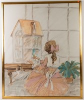 Cleda Simmons Painting "Dollhouse"