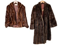 Vintage Fur Cape & Fur Coat