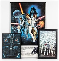 Original 1977 Star Wars Poster, Puzzle and Another