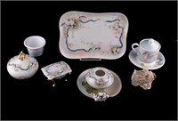 Limoges Porcelain Dresser Set & Italian Porcelain