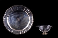 Sterling Silver Bowl & Gorham Platter