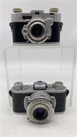 2 Vintage Kodak 35 Model Cameras