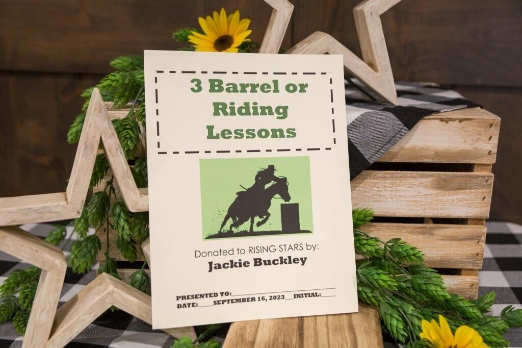 Horseback Riding Or Barrel Racing Lessons