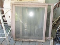 Vintage Wood Frame Sash Windows - 8pc