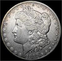 1892-CC Morgan Silver Dollar LIGHTLY CIRCULATED