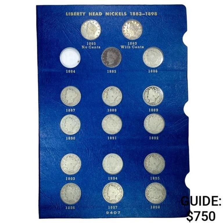 1883-1912 Victory Nickel Book (31 Coins)