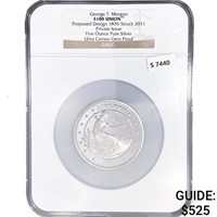 2011 Union $100 5oz Silver Round NGC GEM PR UC