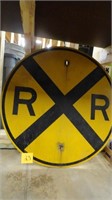 Metal Railroad Sign
