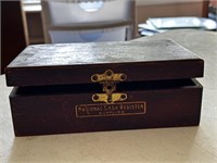 Antique Vtg National Cash Register Supplies Box