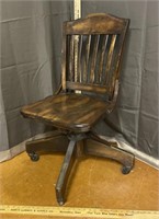 Wooden office chair