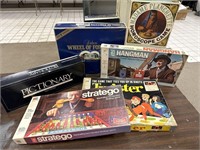 Assortment of classic board games