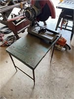 14" chop saw on table