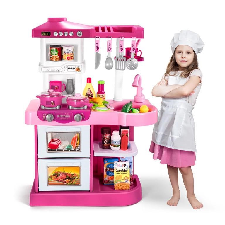 Play Kitchen Playset Pretend Food 53pk A67