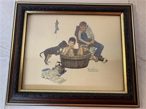NORMAN ROCKWELL FRAMED PHOTOGRAPH