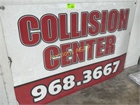 Collision Center 6x4 Wall Sign Double Sided