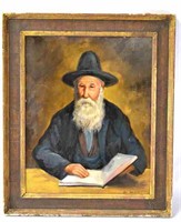 Oil Painting of Rabbi