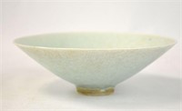 Chinese Light Blue Celadon Glazed Bowl