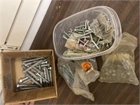 Assortment of nuts and bolts