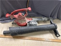 Toro electric blower with attachments