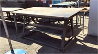 6 1/2 Ft. X 3 1/2 Ft Wide Steel Welding Table