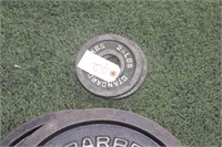 (2) Barbell Metal 2.5lbs Weight Plates