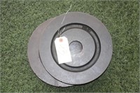 (2) Metal 25lbs Weight Plates