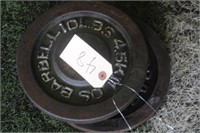 (2) Barbell 10lbs Weight Plates