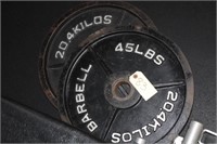 (2) Barbell 45lbs Weight Plates