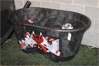 Full Black Bucket filled with Sports balls