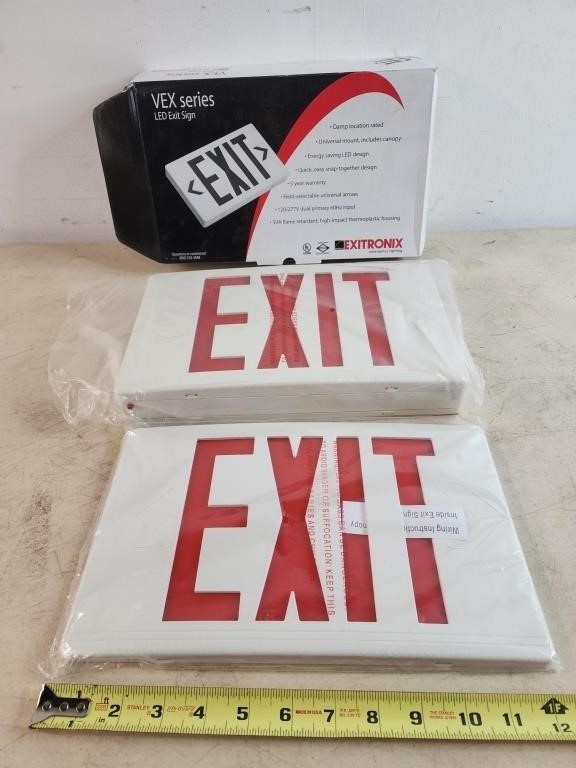 Exitronix "Led Double sided "Exit" Sign W