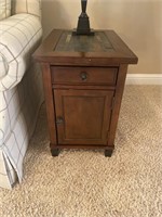 Tile top end table - (lamps not included)