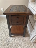 Tile top end table