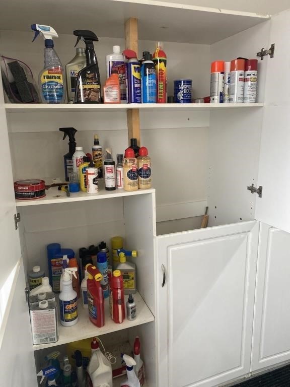 Cleaning and more- 2 cabinets