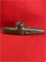 Gar Effigy Stone Pipe     Indian Artifact Arrowhea