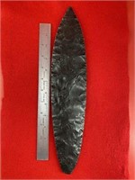 Huge Obsidian Blade     Indian Artifact Arrowhead