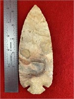 Large Dovetail     Indian Artifact Arrowhead
