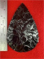 Obsidian Blade     Indian Artifact Arrowhead