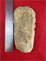 Chipped Celt     Indian Artifact Arrowhead