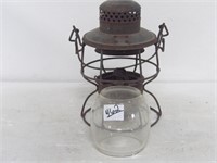 Vintage Adlake Lantern w/ Globe
